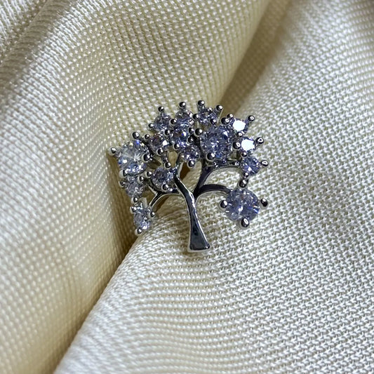 Silver Tree of Life Stud Earrings | ER-T1-002