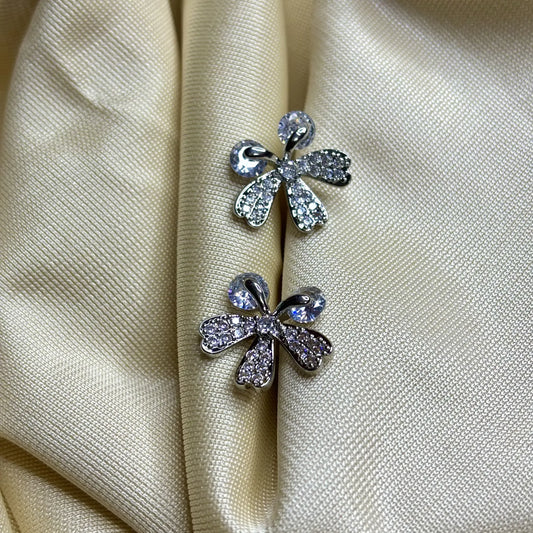 Rose Gold-Toned Butterfly Bloom Stud Earrings | ER-T1-004