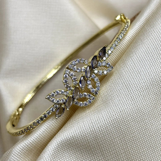 Leaf Cluster Bracelet with Marquise Stones | BL-BB-3002