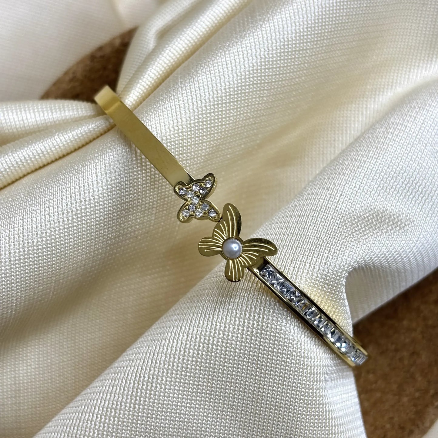 Twin Butterfly Adjustable Bracelet | BL-BB-3001