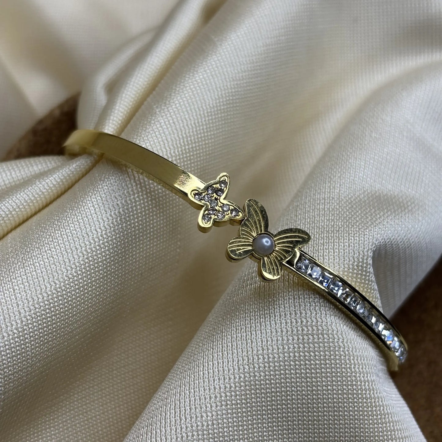 Twin Butterfly Adjustable Bracelet | BL-BB-3001