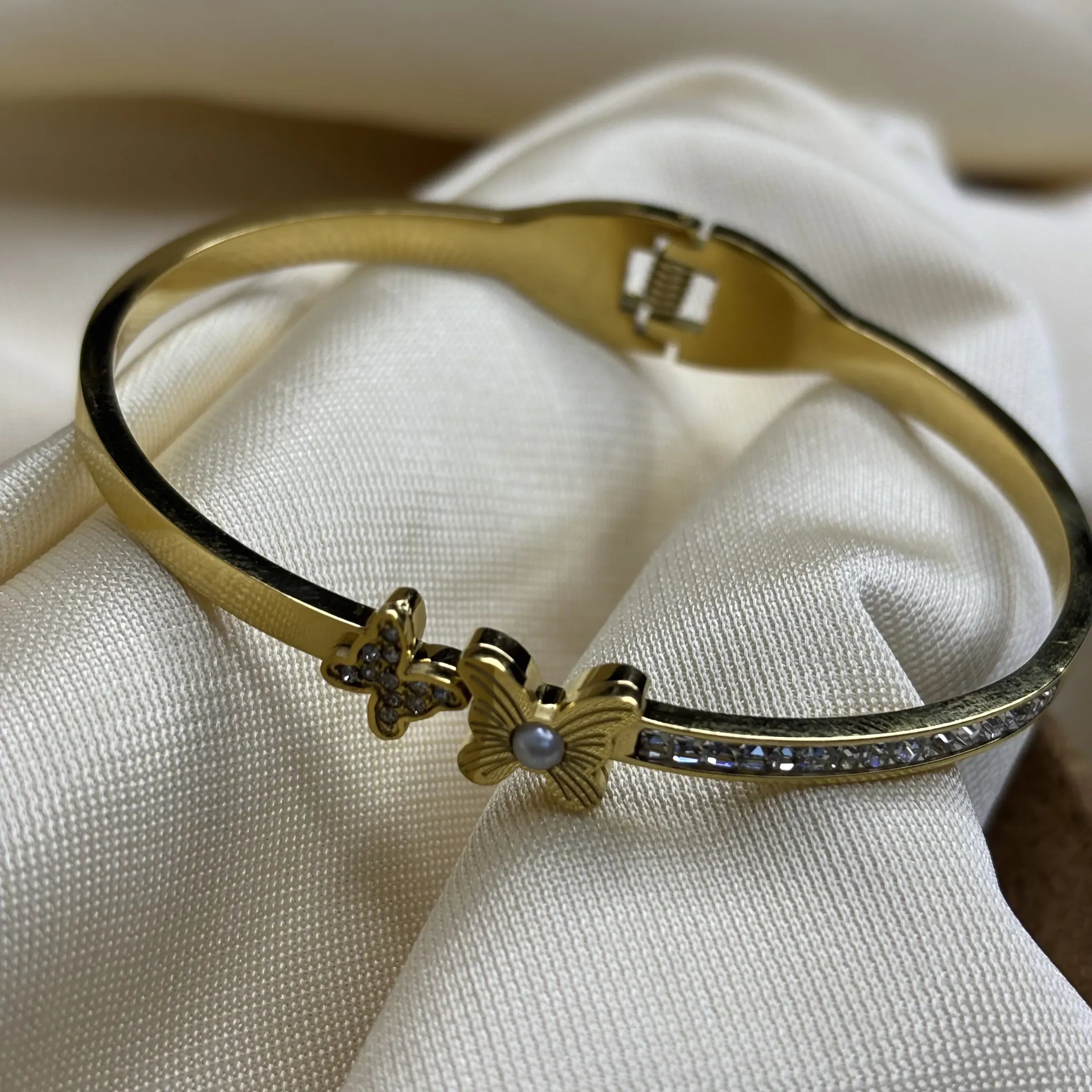 Twin Butterfly Adjustable Bracelet | BL-BB-3001