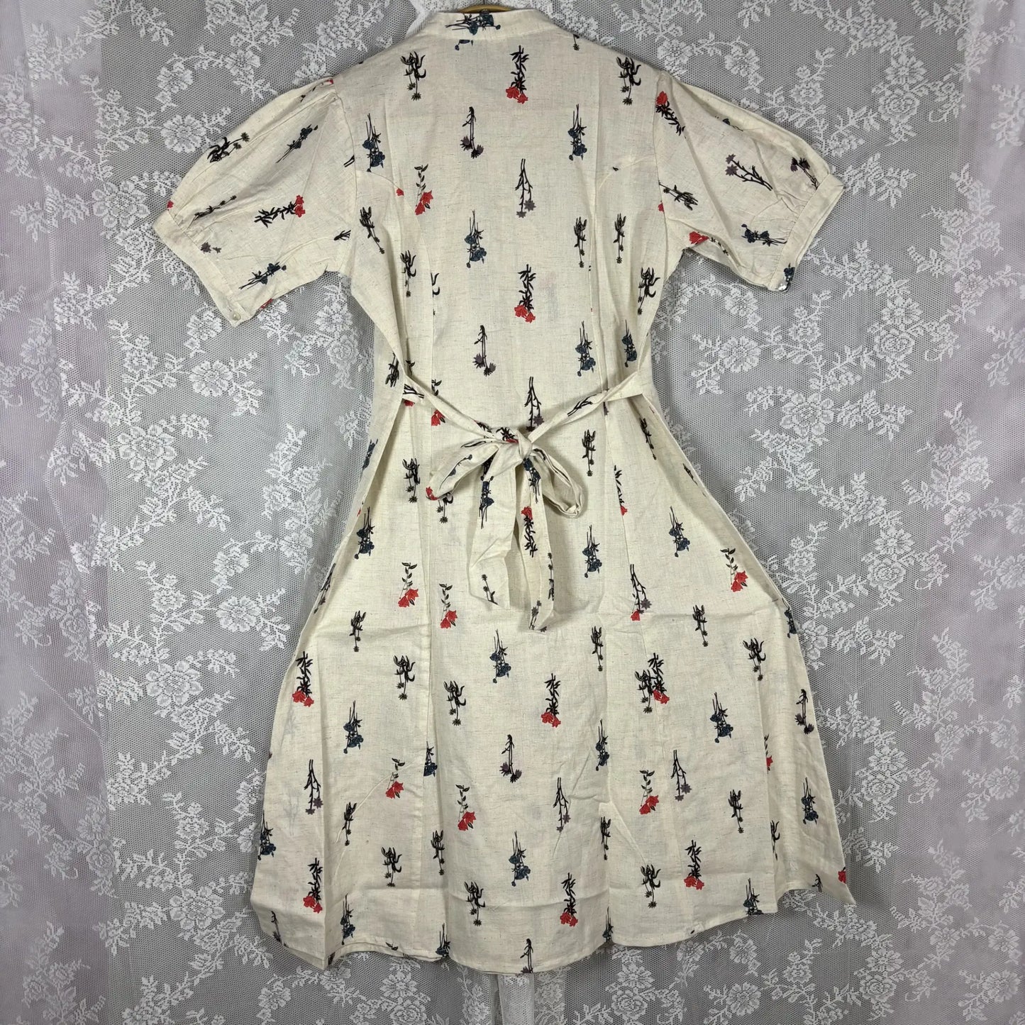 White Floral Print Kurthi | T2-003