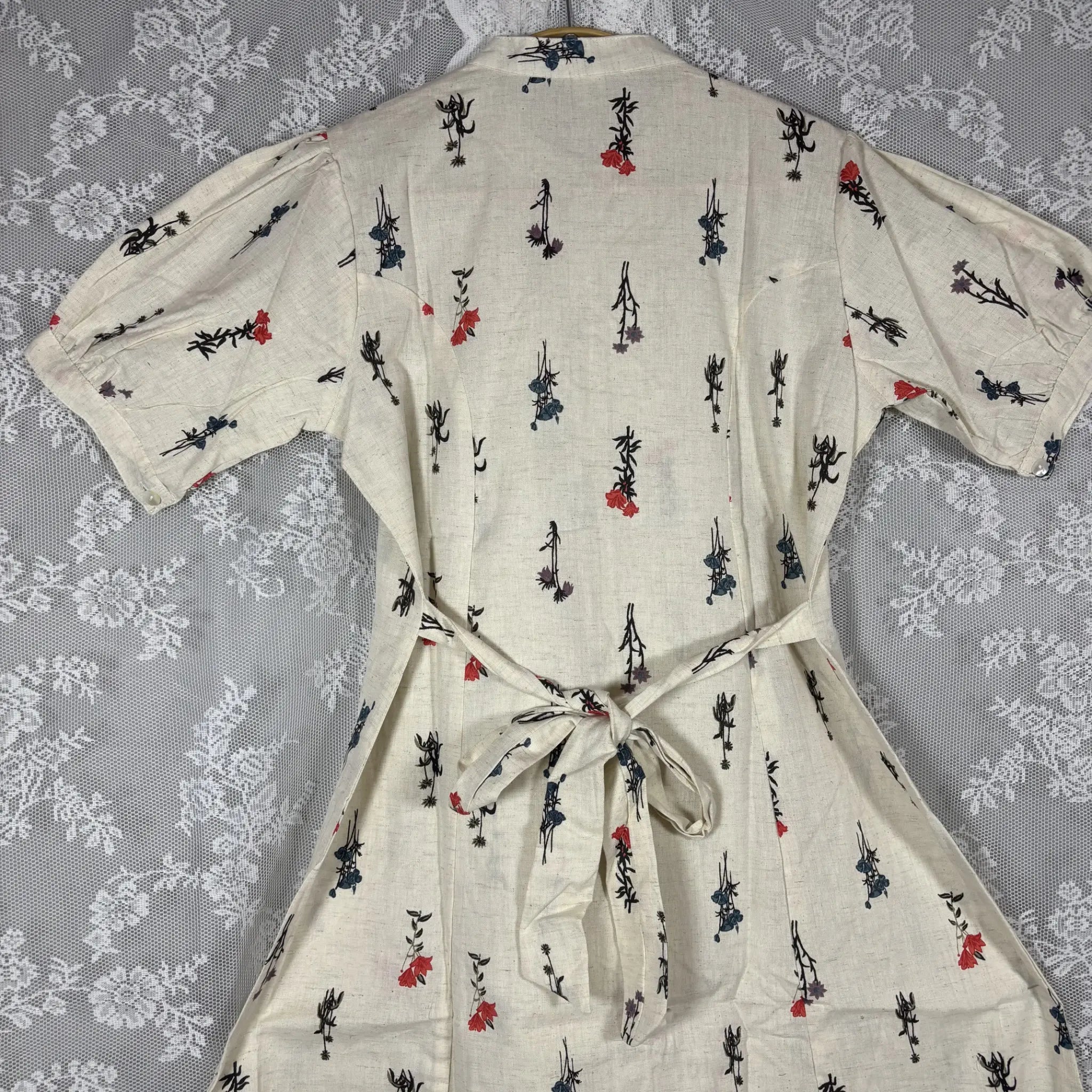 White Floral Print Kurthi | T2-003