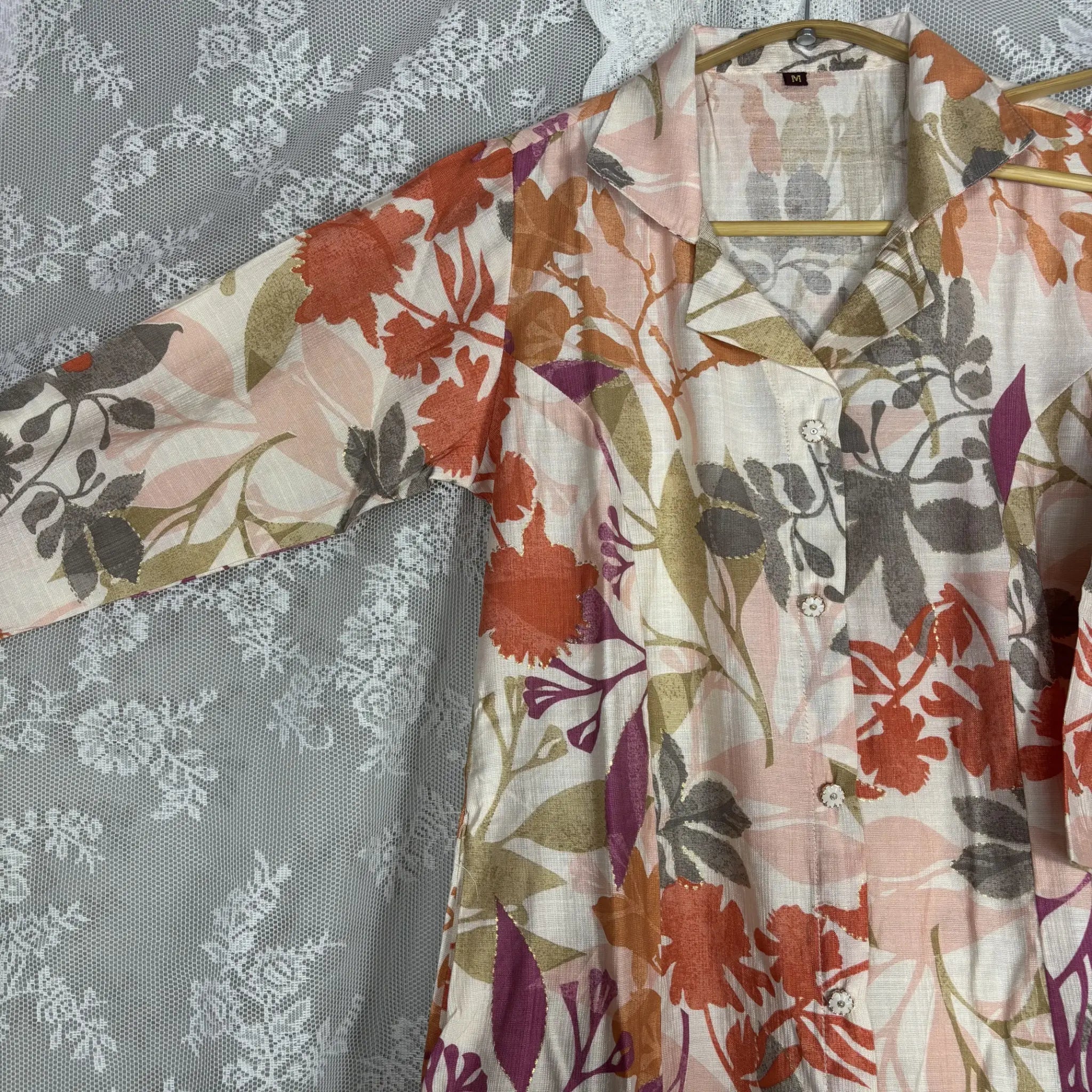 Multicolor Floral Print Kurthi Set | Q2-003