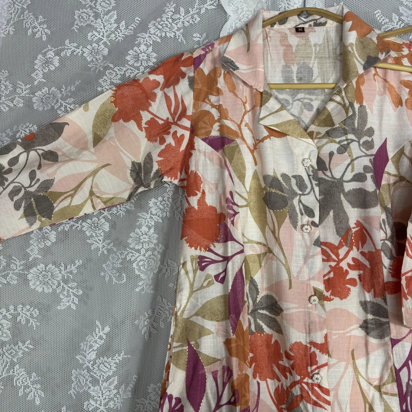 Multicolor Floral Print Kurthi Set | Q2-003