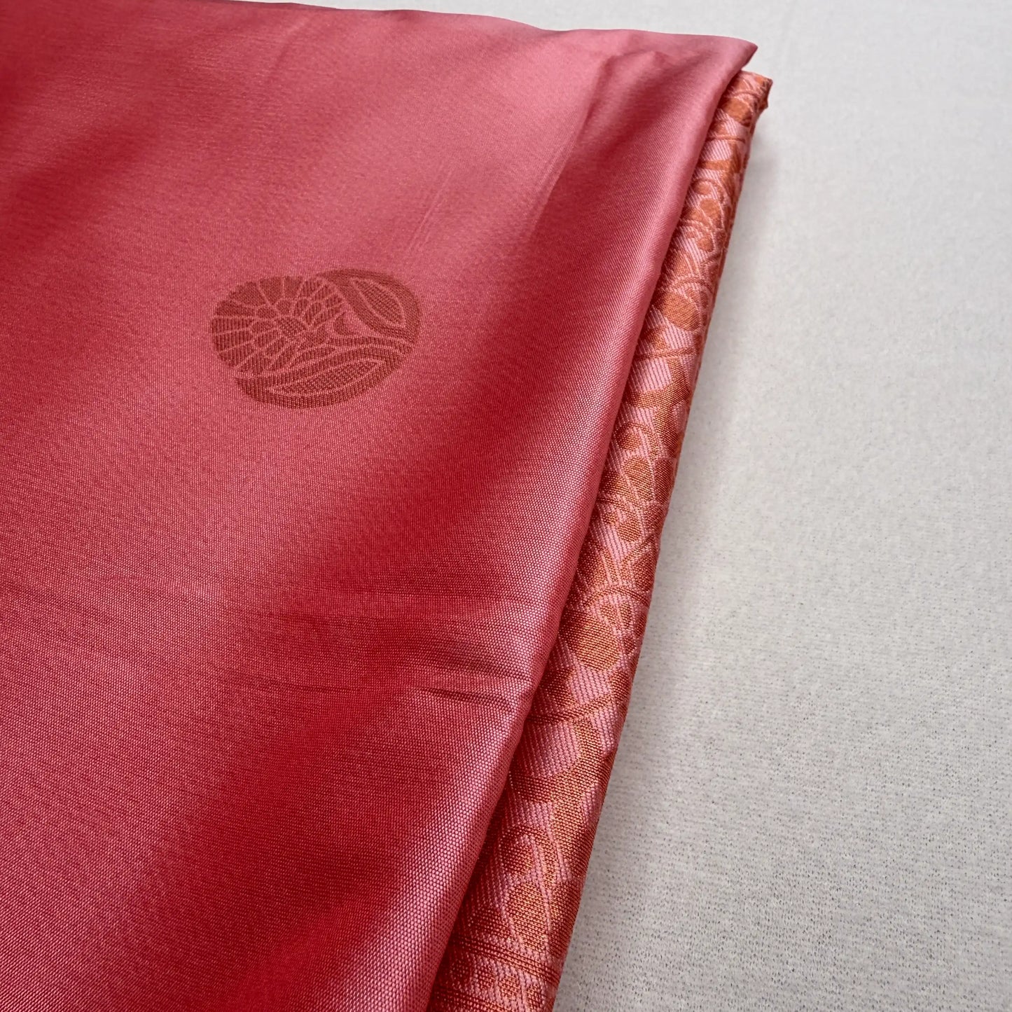 Peach & Lilac – Soft Silk Saree with Woven Pallu -SKU: I3-002