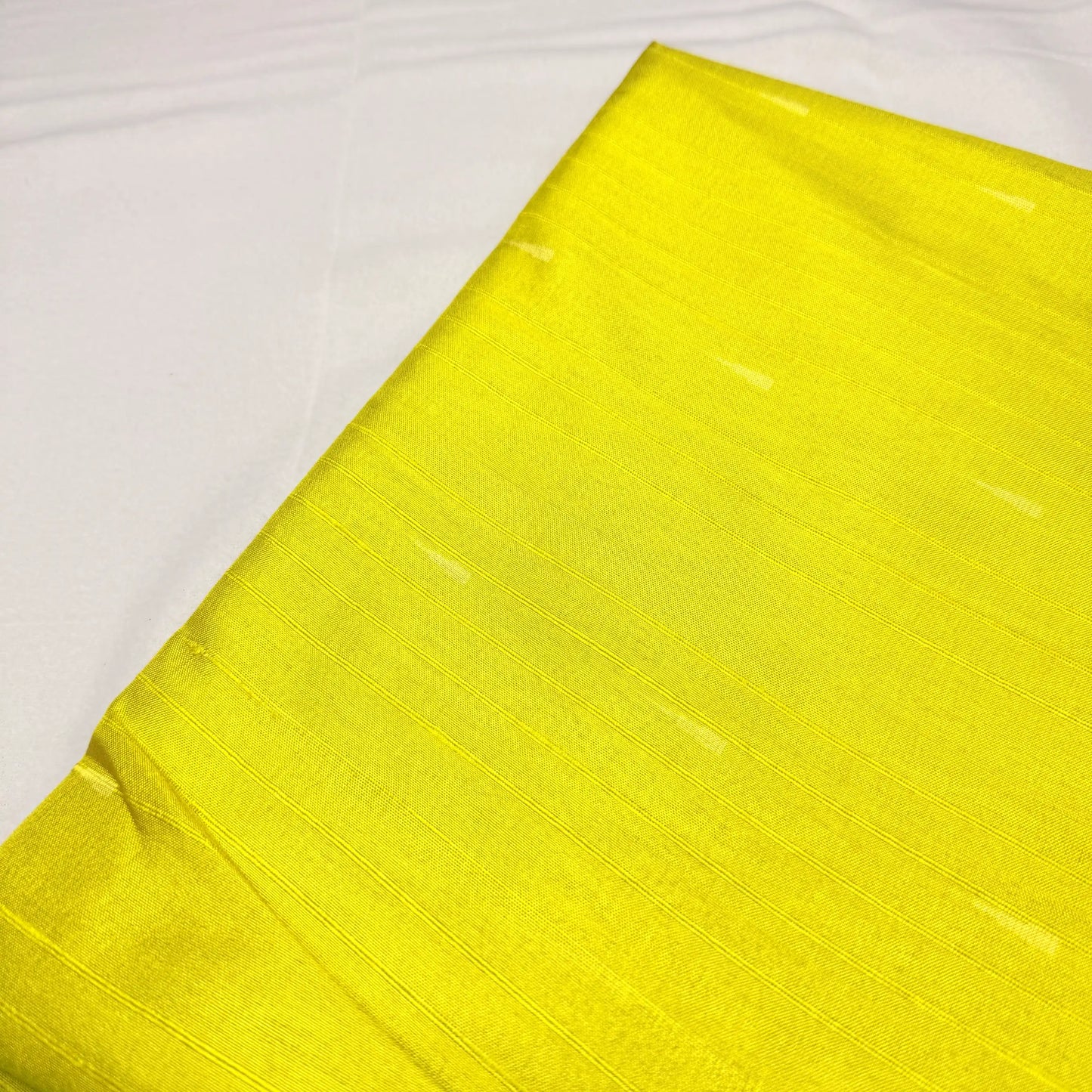 Royal Yellow & Green – Handloom Saree with Ikat Pallu and Geometric Body - G1-002