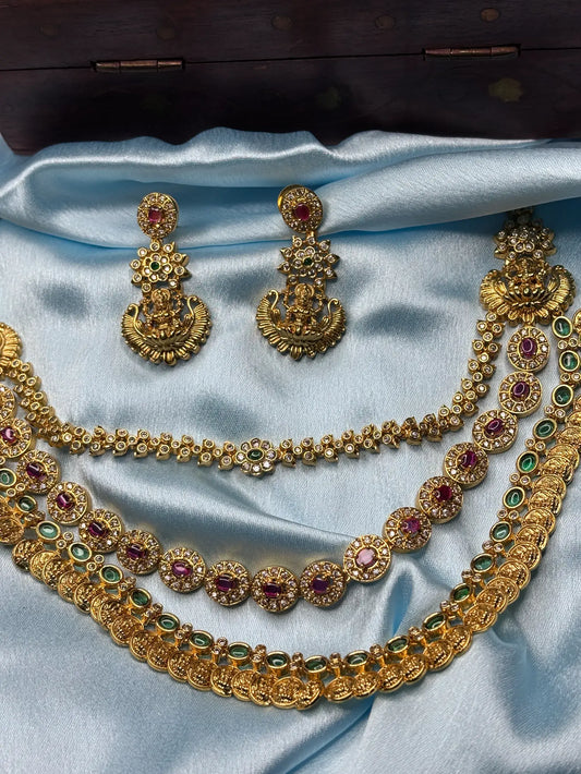 Layered Temple Necklace Set (SKU: B5-CS-012)