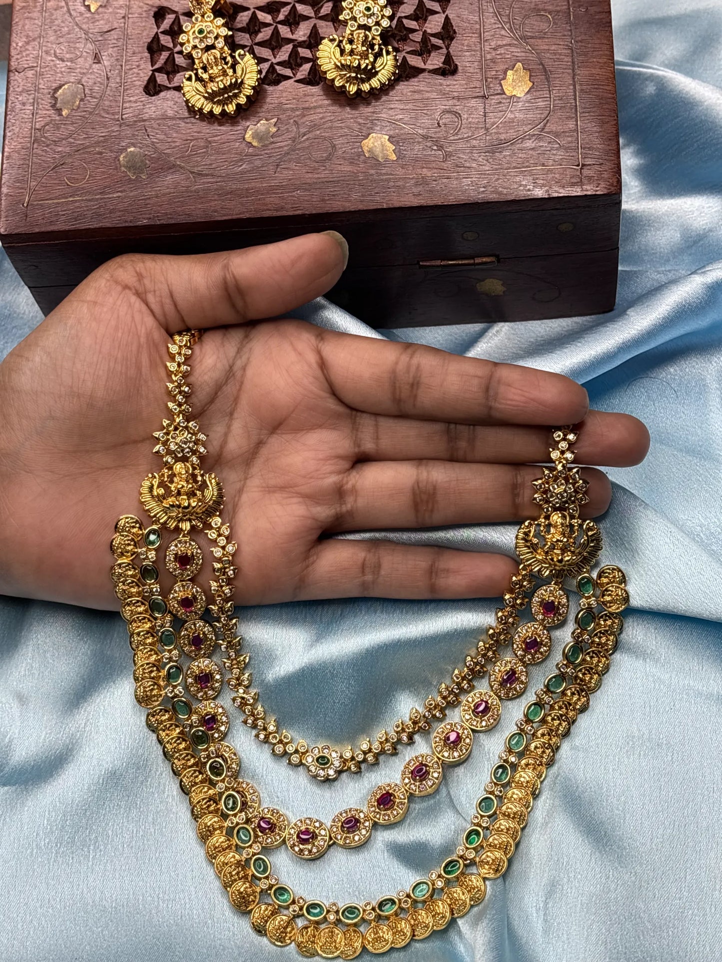 Layered Temple Necklace Set (SKU: B5-CS-012)