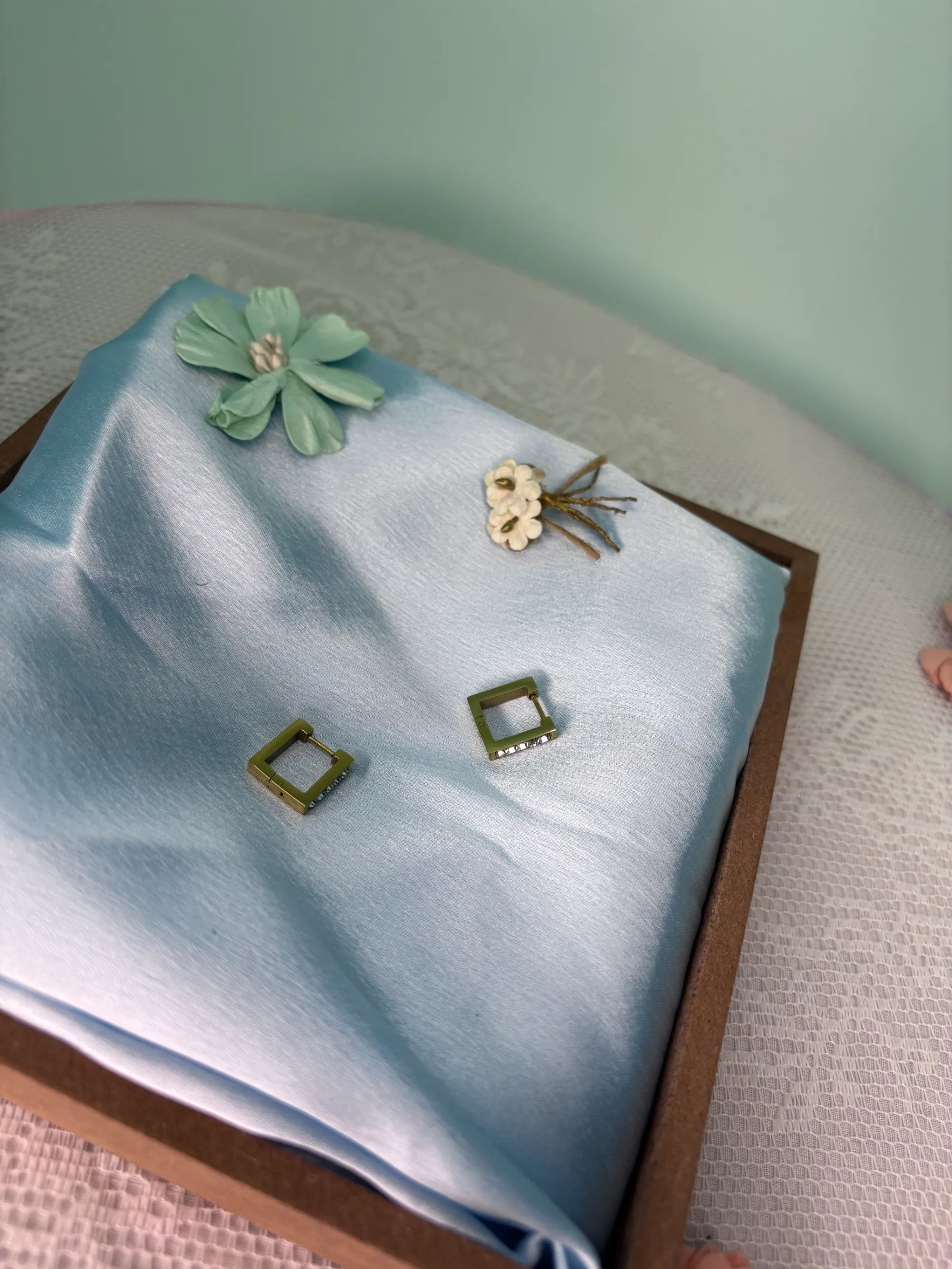 Minimalist CZ Huggie Earrings (SKU: B4-ER-018)