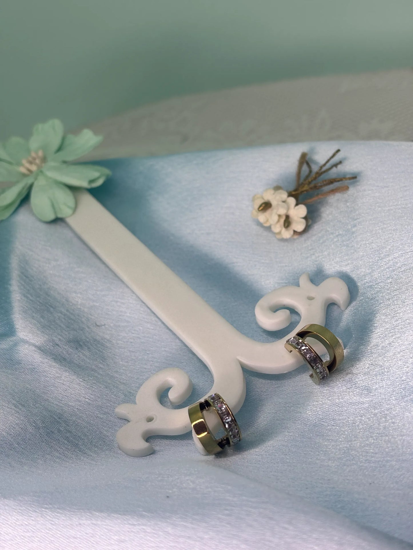 Modern CZ Huggie Earrings (SKU: B4-ER-019)